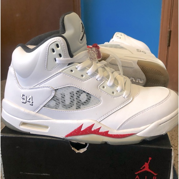 Supreme / Air Jordan 5 retro *Clean* Sz 11.5 men - Picture 7 of 10